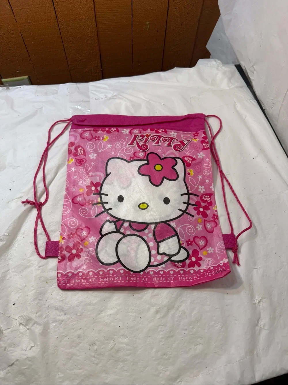 Hello Kitty girls drawstring bag